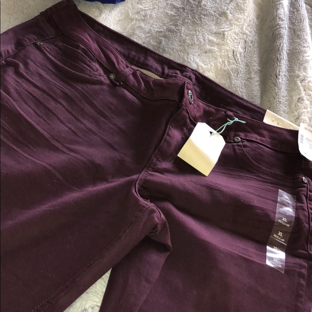 Purple Maurice’s leggings!